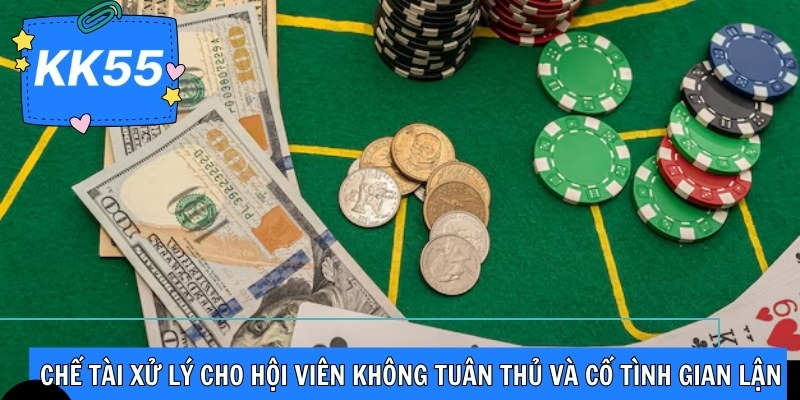 Chế tài xử lý cho hội viên không tuân thủ và cố tình gian lận