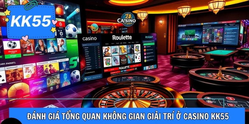 Đánh giá tổng quan không gian giải trí ở Casino KK55
